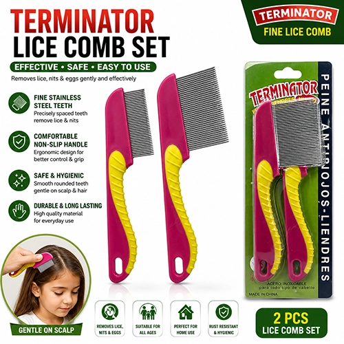 Terminator Lice Comb Set
