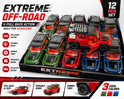 Extreme Off Road Pull Back Car