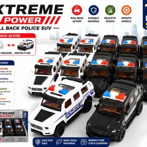 Extreme Power Pull Back Police SUV