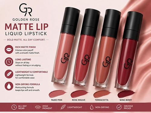 Golden Rose Matte Lip Stick