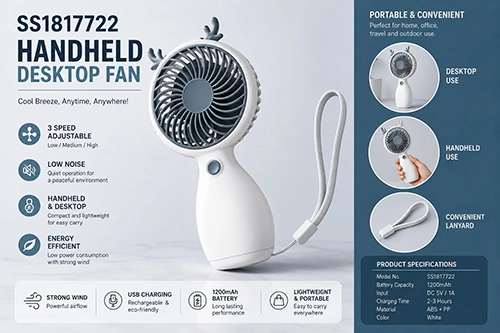 Handheld Desktop Fan