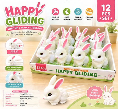 Happy Gliding Bunny