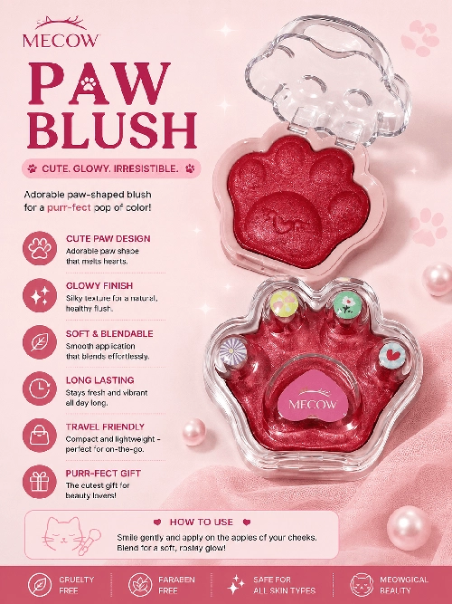 Mecow Paw Blush