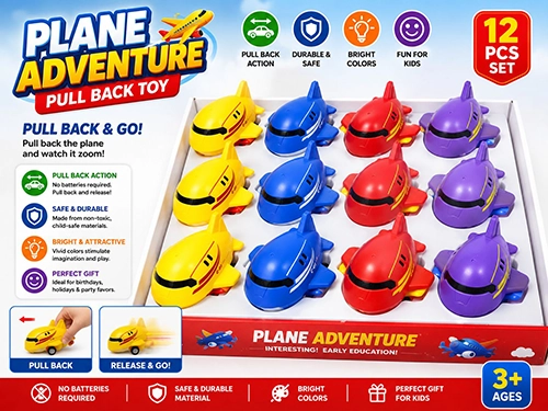 Plane Adenture Pull Back Toy