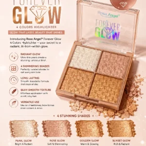 Rose Angel 4 Color Highlighter