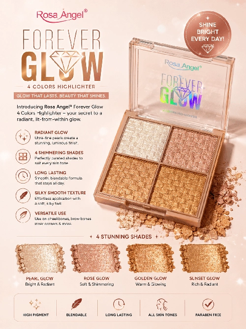 Rose Angel 4 Color Highlighter