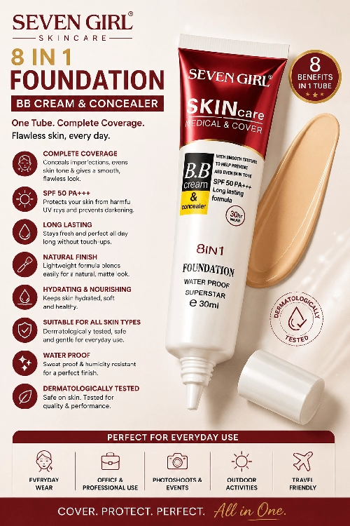 seven-girl-skin-care-8-in-1-foundation-2 Seven Girl Skin Care 8 in 1 Foundation