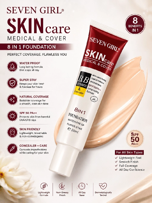 Seven Girl Skin Care 8 in 1 Foundation