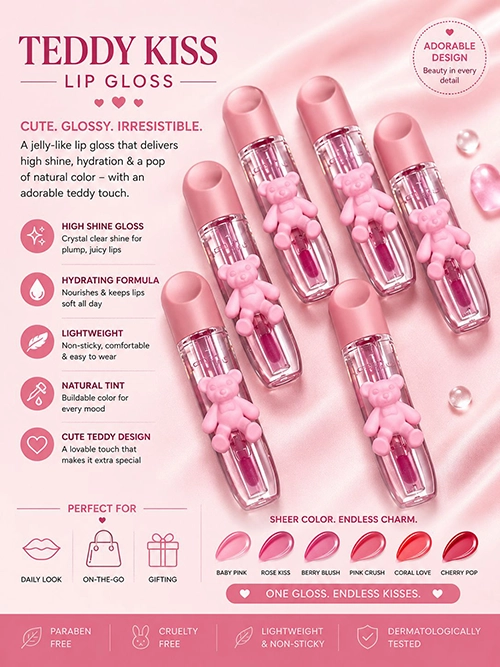 Teddy Kiss Lip Gloss