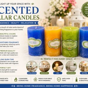Scented Pillar Candles - Image 1