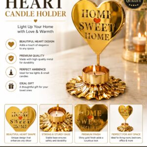 Stylish Heart Candle Holder - Image 1