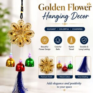 Golden Flower Hanging Decor - Image 1