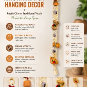 Macrame Pot Hanging Decor - Image 1