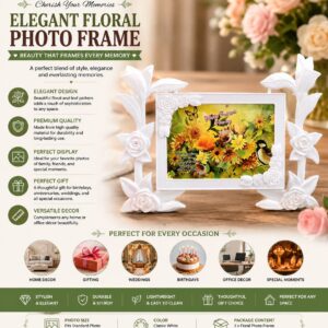 Floral Photo Frame - Image 1