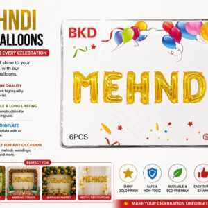 Mehendi Foil Balloons - Image 1