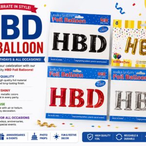 HBD Foil Balloons - Image 1