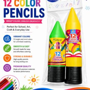 Mercury 12 Colored Pencils - Image 1