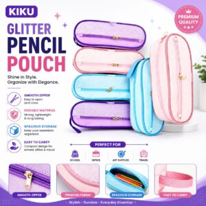 Kiku Glitter Pencil Pouch - Image 1