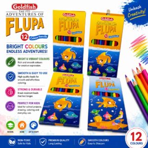 Gold Fish Colored Pencil - Image 1