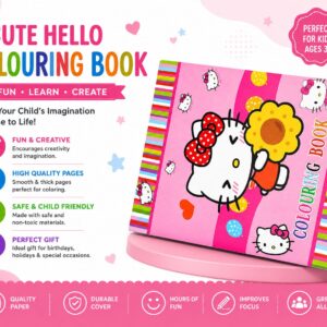 Cute Hello Coloring Book - Image 1