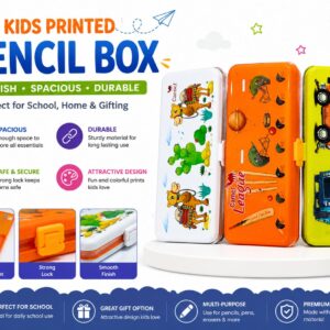 Kids Printed Pencil Box - Image 1